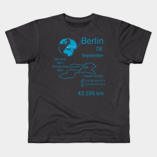 Berlin blue details Kids T-Shirt